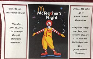 McTeacher's Night Coming Soon!